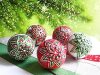 Необычное украшение на новогоднюю ёлку — шары-темари