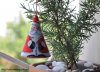 Дед Мороз - подвеска с вышивкой для елочки+несколько идей