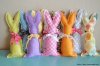 Чудесные пасхальные кролики из ткани от Angie. Мастер-класс