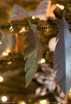 Перья из бумаги для праздничной гирлянды и украшения елочки. Шаблоны перьев