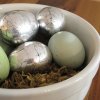 Античные серебряные яйца