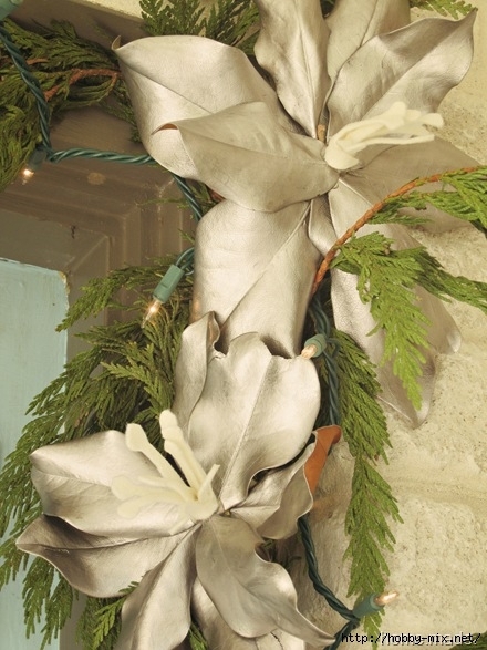 magnolia leaf poinsettias_thumb[7] (440x587, 180Kb)